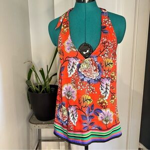 NWT Express floral halter top small resort wear